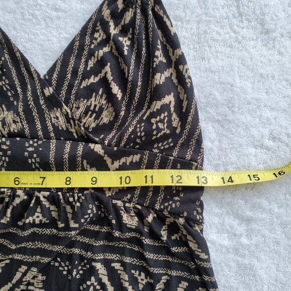 LASCANA Boho Halter Dress Style X29472  Black/Cream Size XS - Picture 9 of 12